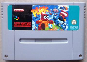 Plok voor de Europese Super Nintendo  beschikbaar voor biedingen