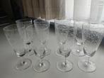 8 champagne glazen, Verzamelen, Ophalen, Zo goed als nieuw