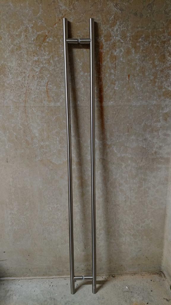 Poignée de porte en acier inoxydable 1040/1200, Bricolage & Construction, Serrurerie de bâtiment & Dispositif de fermeture, Comme neuf