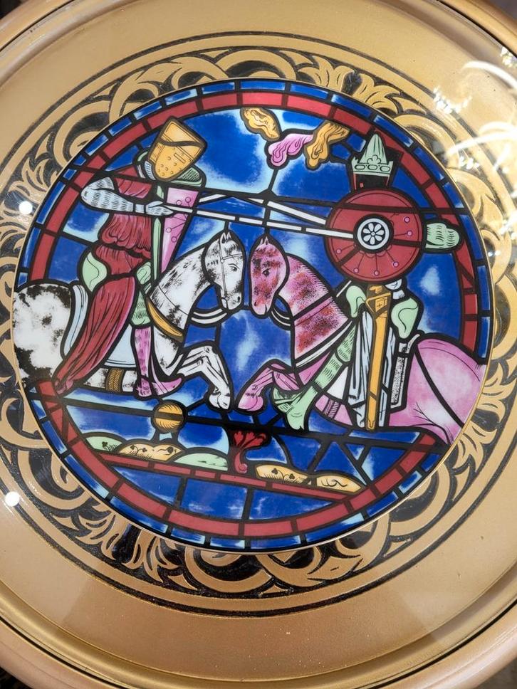 Zeldzame 1972 Cartier Limoges Kathedraalplaat - 1e Editie, Antiquités & Art, Antiquités | Assiettes décoratives & Carrelages, Enlèvement ou Envoi