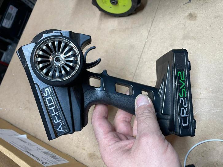 radio control auto 4x4 RC 1/10 2X 2S lipo 2S radio CR2S.V2, Hobby en Vrije tijd, Modelbouw | Radiografisch | Auto's, Gebruikt