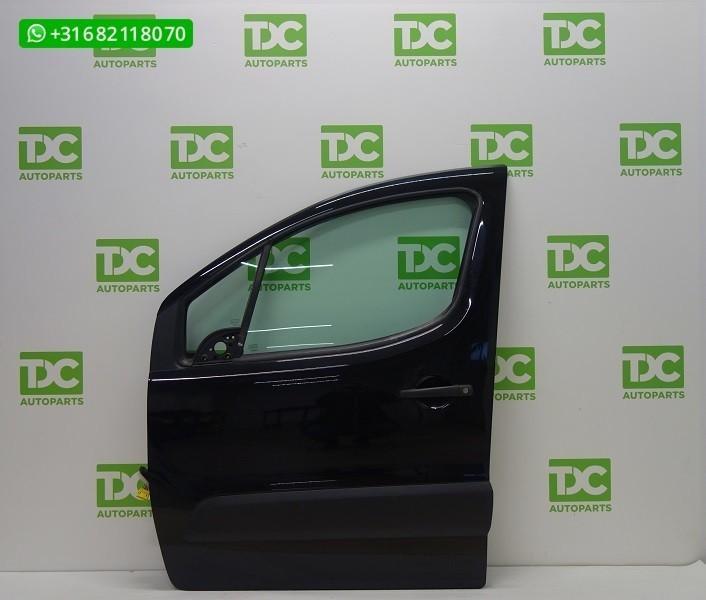 Citroen Berlingo ('08-'18) Voorportier links zwart, Auto-onderdelen, Carrosserie, Deur, Citroën, Voor, Links, Gebruikt, Ophalen of Verzenden