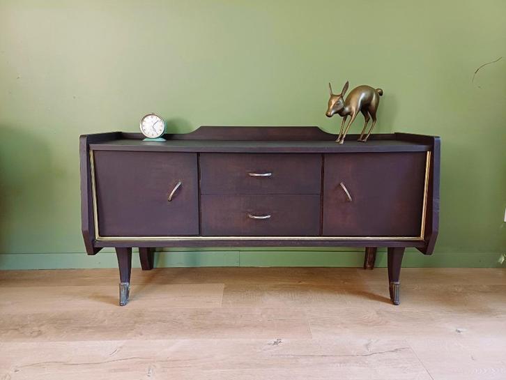 Vintage dressoir kast jaren 50, Huis en Inrichting, Kasten | Dressoirs, Ophalen