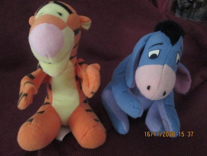 BOURRIQUET et TIGROU, Collections, Disney, Comme neuf, Peluche, Winnie l'Ourson ou amis, Enlèvement ou Envoi