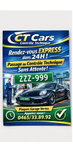 Controle Technique Express 0465/33.89.92, Autos : Divers, Modes d'emploi & Notices d'utilisation, Enlèvement ou Envoi