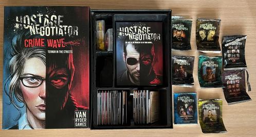 Hostage Negotiator + Crime Wave + uitbr. (Van Ryder Games), Hobby & Loisirs créatifs, Jeux de société | Jeux de plateau, Comme neuf