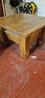 Salontafel massief, Huis en Inrichting, Tafels | Salontafels, Ophalen, Vierkant