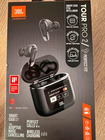 JBL Tour Pro 2 noice cancelling earbuds