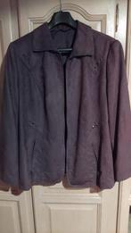 Paars suède jack met treklipje, Ophalen of Verzenden