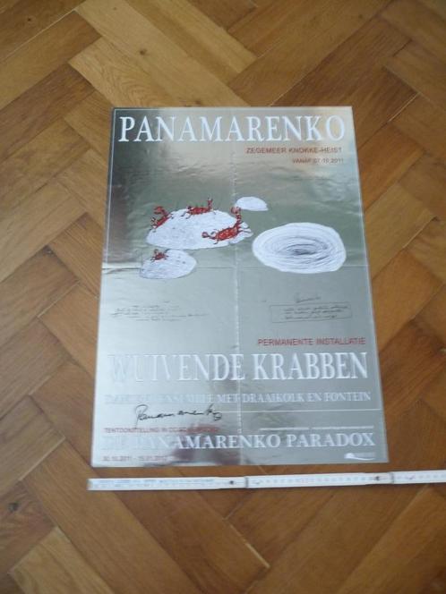 PANAMARENKO - AFFICHE, ORIGINEEL GESIGNEERD, Antiek en Kunst, Kunst | Litho's en Zeefdrukken, Ophalen of Verzenden