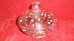 Jaren 1950 bonbon schaal / vide poch glas met bolletjes, Ophalen of Verzenden