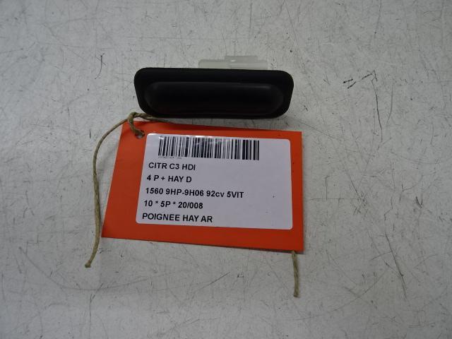 HANDGREEP ACHTERKLEP Citroën C3 (SC) (01-2009/01-2017), Auto-onderdelen, Carrosserie, Citroën, Gebruikt