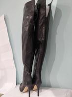 607C* sexy zwarte laarzen met hoge hakken (43), Kleding | Dames, Schoenen, Hoge laarzen, Verzenden, Zwart, Zo goed als nieuw