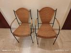 Chaises à accoudoirs, Huis en Inrichting, Ophalen, Gebruikt, Riet of Rotan, Vijf, Zes of meer stoelen