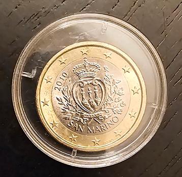 1 euro san marino 2010 beschikbaar voor biedingen