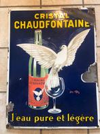 Plaque émaillée CHAUDFONTAINE, Verzamelen, Ophalen of Verzenden, Gebruikt