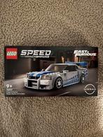 Lego Speed Champions 2 Fast 2 Furious Nissan Skyline GTR(34), Comme neuf, Ensemble complet, Lego, Enlèvement ou Envoi