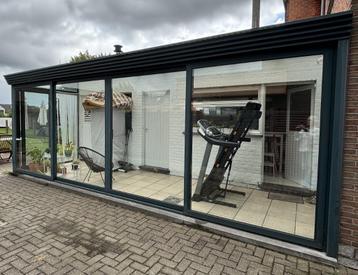 Veranda - groen - aluminium beschikbaar voor biedingen