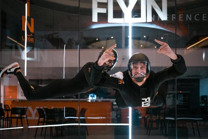 3 Flyin Free Fall Simulator-vluchten in Luik, Tickets en Kaartjes, Sport | Overige, Eén persoon, Januari