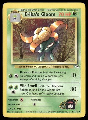 Erika's Gloom 46/132 - Gym Heroes (NM) beschikbaar voor biedingen