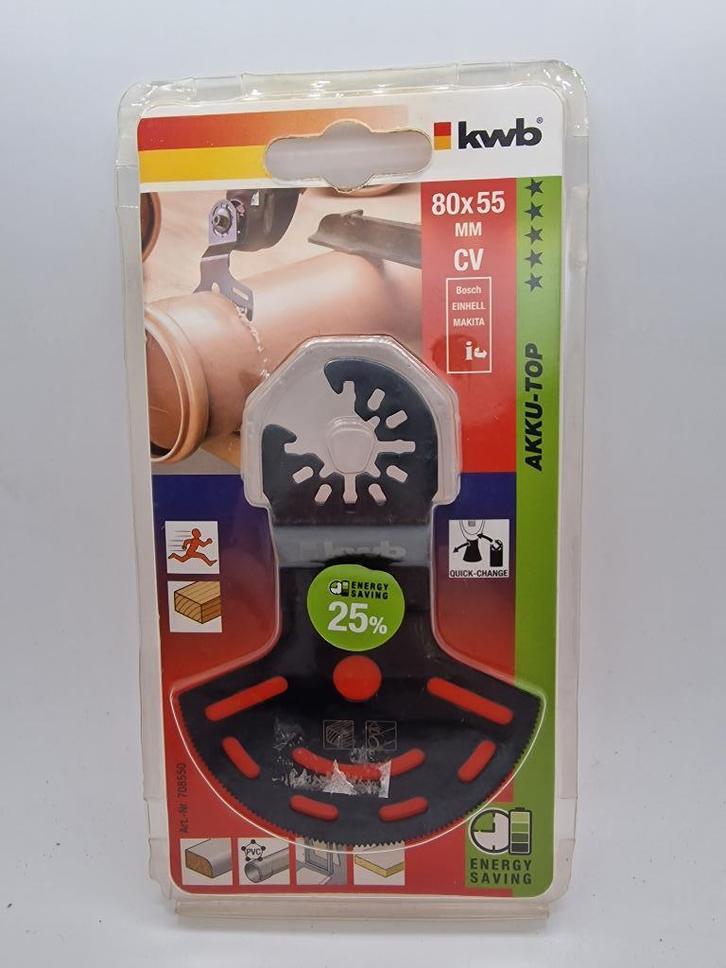 KWB Dieptesnijder Invalzaagblad 708550, Doe-het-zelf en Bouw, IJzerwaren en Bevestigingsmiddelen, Nieuw, 50 tot 100 mm, Ophalen of Verzenden