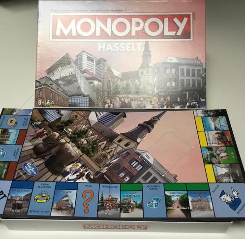 MONOPOLYSPEL HASSELT, Hobby en Vrije tijd, Gezelschapsspellen | Bordspellen, Nieuw, Een of twee spelers, Drie of vier spelers