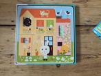 Djeco houten puzzel met drie niveau's, Ophalen, 2 tot 4 jaar, 10 tot 50 stukjes, Zo goed als nieuw