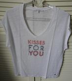 Xandres wit t-shirt, Wit, Maat 42/44 (L), Ophalen of Verzenden, Korte mouw