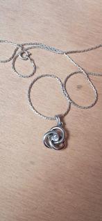 925 zilveren ketting met hanger, Ophalen of Verzenden, Zo goed als nieuw, Met hanger