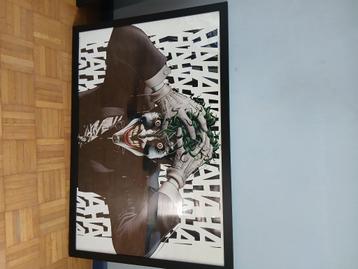 The Joker print in houten kader 61x91,5cm beschikbaar voor biedingen