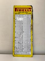 Oud Pirelli banden reclame bord, Verzamelen, Reclamebord, Gebruikt, Ophalen of Verzenden