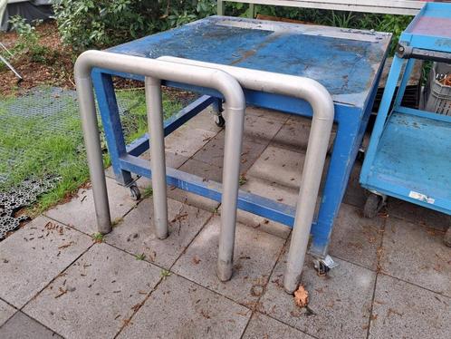 Inox inbraakbeveiliging paal aanrijdbeveiliging stootpaal, Tuin en Terras, Palen, Balken en Planken, Gebruikt, Palen, Minder dan 180 cm