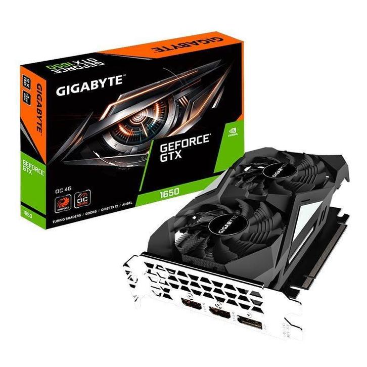 Gigabyte GeForce GTX 1650: GV-N1650OC-4GD, Computers en Software, Videokaarten, Gebruikt, Nvidia, PCI-Express 3.0, GDDR5, HDMI