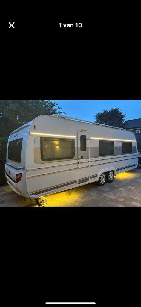 Tabbert puccini 650, Caravanes & Camping, Caravanes, Particulier, Banquette en rond, Tabbert, Airco, Enlèvement