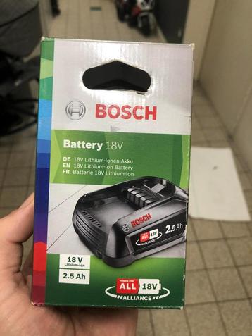 Bosch accu PBA 18V 2,5Ah WB