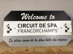 Francorchamps Welcome Bord, Ophalen