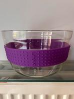 Kom merk Bodum met paarse band D22cm, Huis en Inrichting, Keuken | Potten en Pannen, Ophalen, Zo goed als nieuw