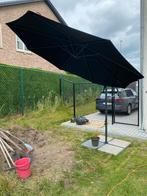 Zweefparasol met betontegels, Tuin en Terras, Ophalen, Verstelbaar, 1 tot 2 meter, Zweefparasol