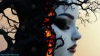 Echoes of a Split Flame - Diamond Painting, Verzenden, Nieuw, Knutselwerk