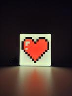 Lumière/boîte à lumière LED Pixel Heart, Neuf, Autres culots, Enlèvement ou Envoi, Retro Gaming Stijl