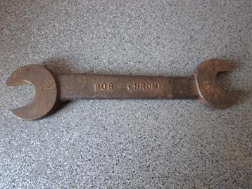 Vintage steeksleutel merk BOB CHROME maat 16/18mm beschikbaar voor biedingen