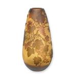 Magnifique vase en verre Cameo peint à la main | Grape Vine, Envoi