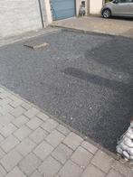 grijze kiezels en rubberen matten, Tuin en Terras, Grind, Keien en Split, Ophalen, Gebruikt