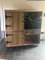 Verplaatsbare kast met ingebouwde oven, Ophalen, Zo goed als nieuw