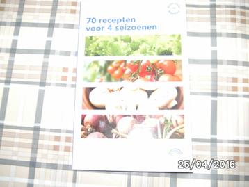 Een boek met 70 recepten voor de vier seizoenen beschikbaar voor biedingen
