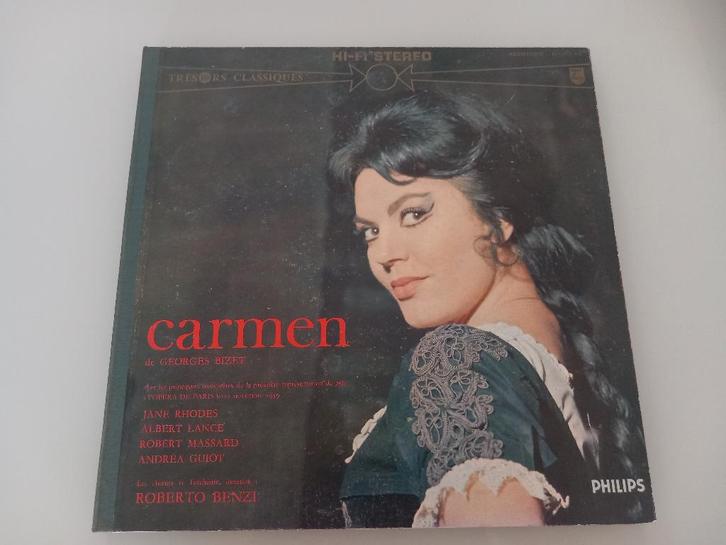 Vinyle LP Carmen Opera Georges Bizet Classical Jane Rhodes, CD & DVD, Vinyles | Classique, 12 pouces, Enlèvement ou Envoi
