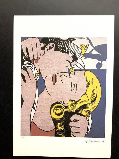 Lichtenstein ,mooie litho genummerd 35 X 50 cm, Antiek en Kunst, Kunst | Litho's en Zeefdrukken, Ophalen of Verzenden
