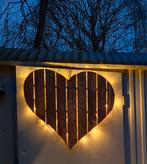 decoratief hart of vlam met verlichting, Antiek en Kunst, Ophalen