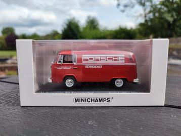 VW Van T2 Transporter Porsche 1/43 Minichamps beschikbaar voor biedingen