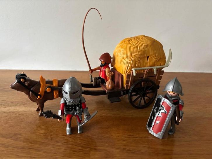 Playmobil Knights
6005 Valkenridders met camo hooiwage, Kinderen en Baby's, Speelgoed | Playmobil, Zo goed als nieuw, Complete set